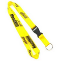 Yellow Polyester Lanyards 3/4" (20 mm)